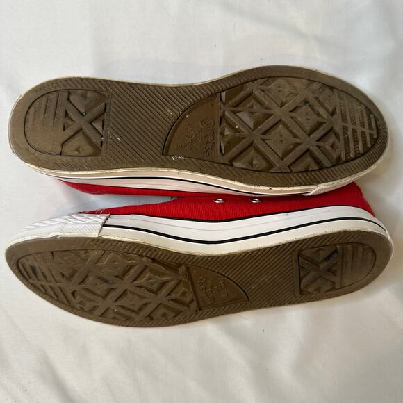 Converse Chuck Taylor All Star Low-Top Sneakers Red Size 6 - Picture 6 of 6